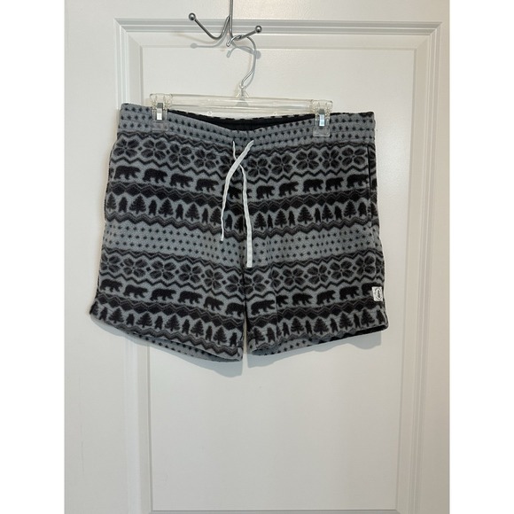 chubbies Other - Chubbies Midwinter's Night Dream Fleece Lounge Shorts Bear Print Size M 5.5"